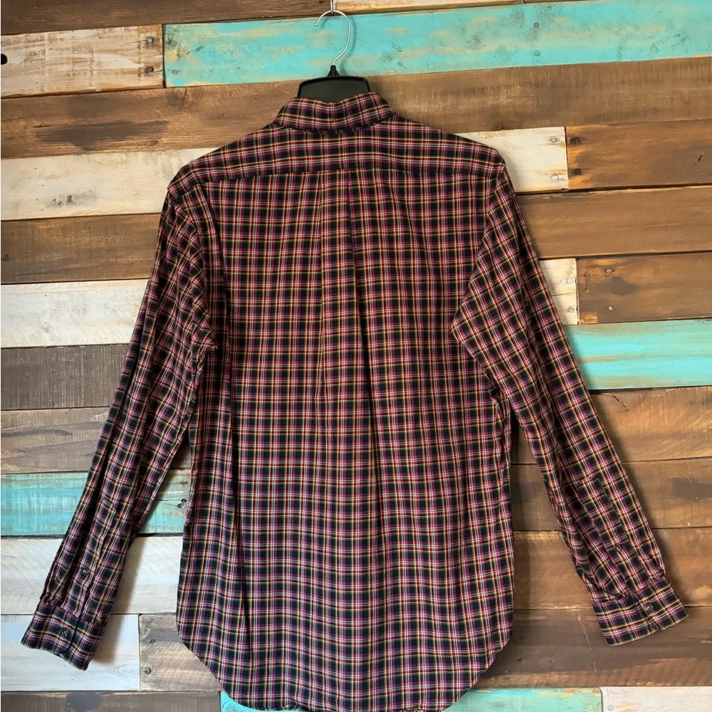 Polo Ralph Lauren Classic Fit Button Down  Preppy Plaid Tartan| Size S - Picture 2 of 6